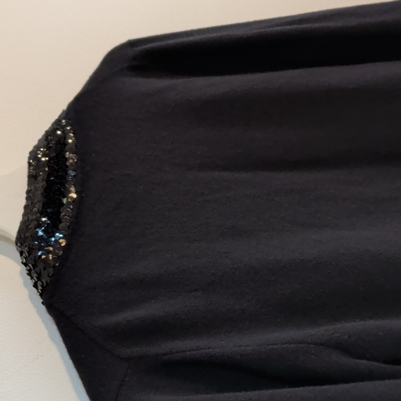 PINK TARTAN black cashmere blend cardigan - Picture 8 of 11